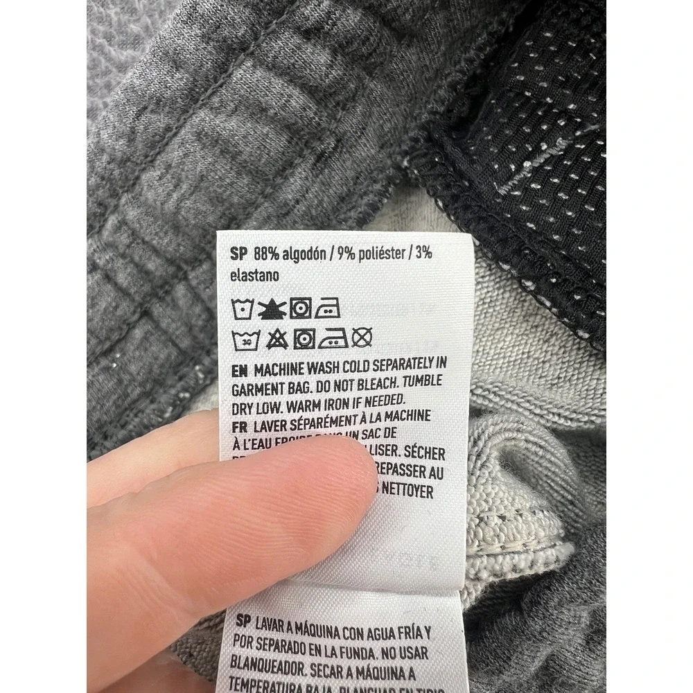 American Eagle Sweatpants Mens Large City Jogger Heather Grey Drawstring New